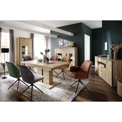 Esszimmerstühle NEXORO, 2er-Set, orange