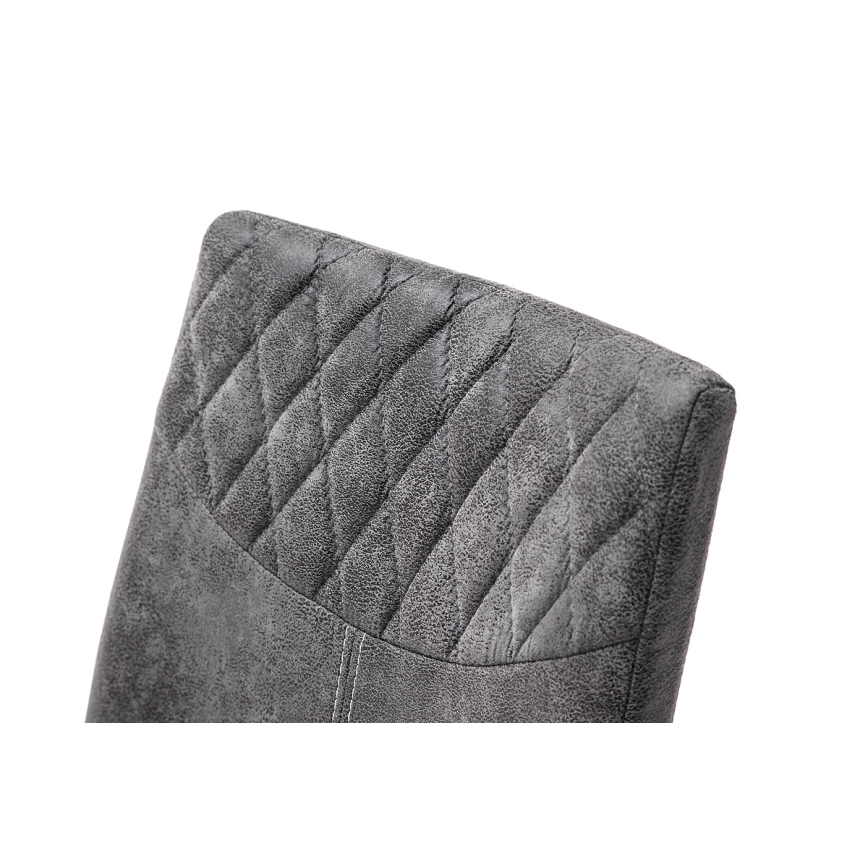 Esszimmerstühle VIVIEN, 4er-Set, Anthrazit