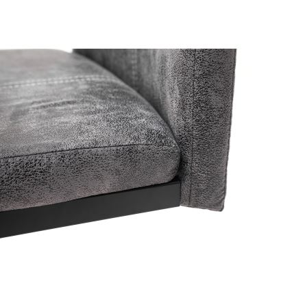 Esszimmerstühle VIVIEN, 4er-Set, Anthrazit