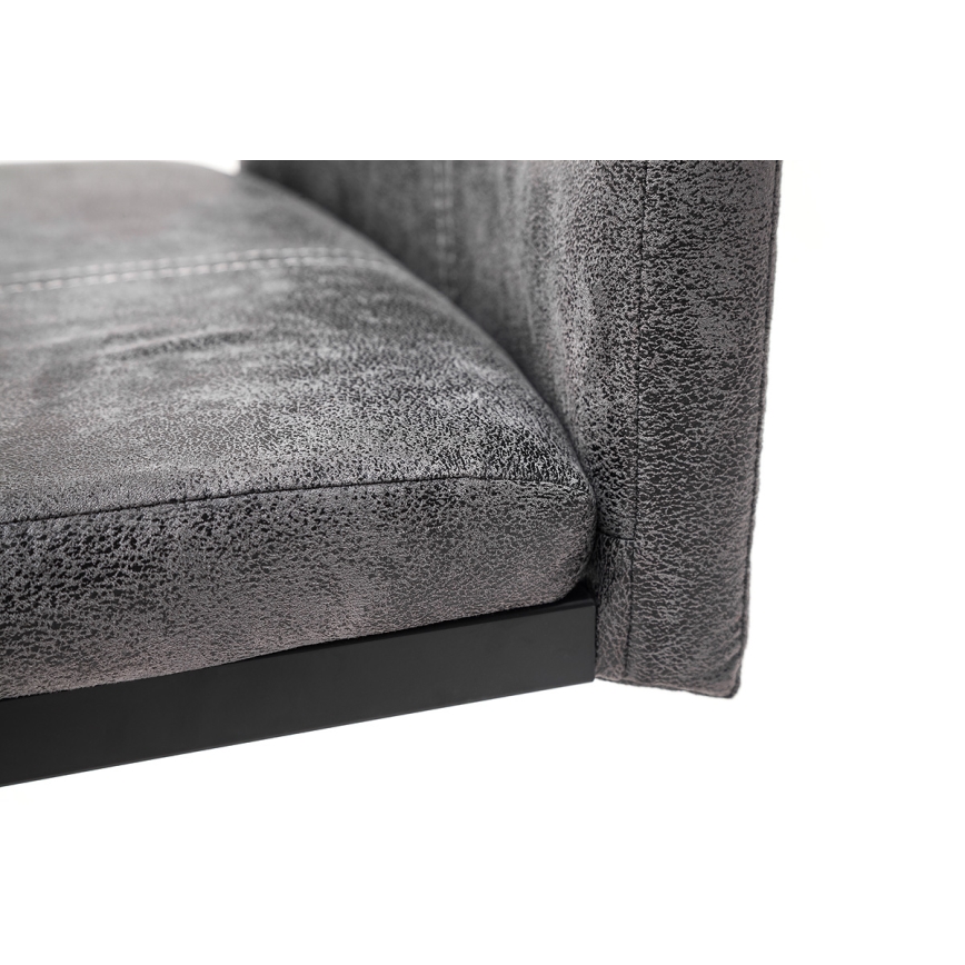 Esszimmerstühle VIVIEN, 4er-Set, Anthrazit