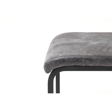 Esszimmerstühle VIVIEN, 4er-Set, Anthrazit