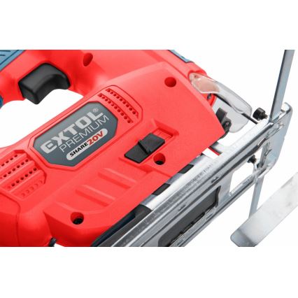 Extol Premium - Akku-Stichsäge mit LED-Beleuchtung 2000 mAh 20V