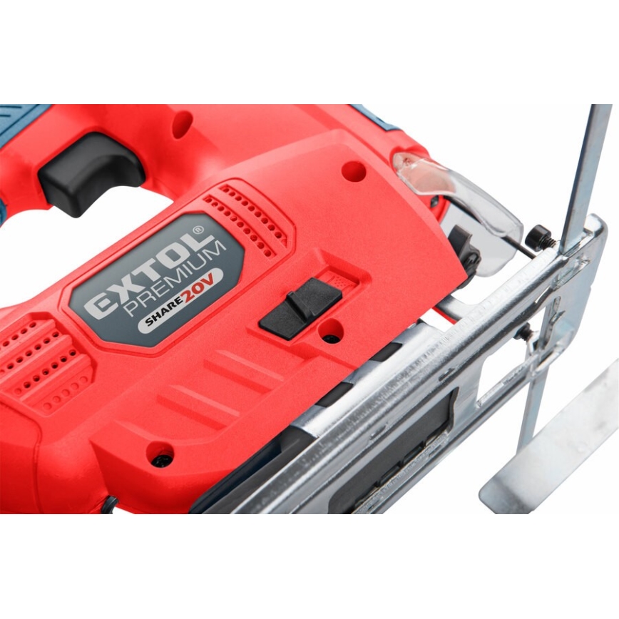 Extol Premium - Akku-Stichsäge mit LED-Beleuchtung 2000 mAh 20V