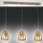 Fabas Luce 3673-48-125 - Hängeleuchte an Schnur BRITTON 3xE27/40W/230V golden