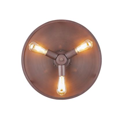 FANAWAY 212925 - LED Deckenventilator CLASSIC 3xE27/4W/230V Braun + Fernbedienung