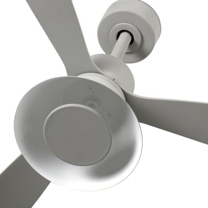 FARO 33762WT-24 - LED Dimmbare Deckenventilator AMELIA L CONE LED/20W/230V 2700/3500/5000K grau (Durchmesser 132 cm) Wi-Fi Tuya + Fernbedienung