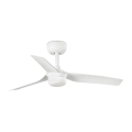 FARO 33820-1TW - Dimmbarer LED-Deckenventilator MINI PUNT S LED/10W 2700/4000/6000K weiß d 90 cm + Fernbedienung