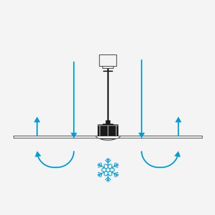 FARO 33839-1TW - LED dimmbarer Deckenventilator HEYWOOD TUB L LED/10W/230V 2700/4000/6000K Kiefer/Schwarz Ø 132 cm + Fernbedienung
