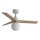 FARO 34281WT-11L - Deckenventilator KLIM S 1xE27/15W/230V Kiefer/Weiß Ø 92,5 cm Wi-Fi Tuya + Fernbedienung