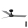 FARO 34287 - Deckenventilator CRUISER XL schwarz d 160 cm + Fernbedienung