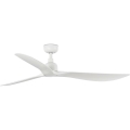 FARO 34363WT - Deckenventilator OUTWOOD L weiß Ø 150 cm Wi‑Fi Tuya IP44 + Fernbedienung