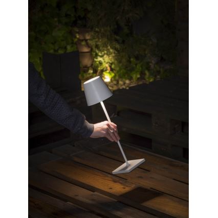 FARO 70775 - LED Außen-Tischleuchte mit Touch-Funktion TOC LED/2,2W/3,7V/230V IP54