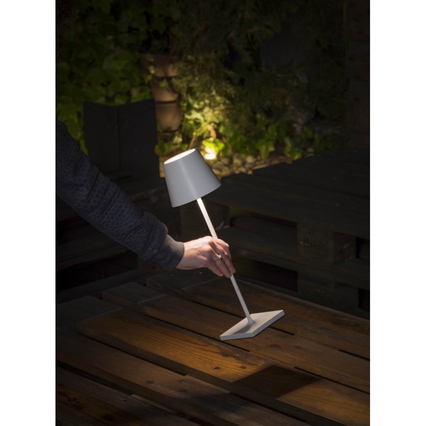 FARO 70775 - LED Außen-Tischleuchte mit Touch-Funktion TOC LED/2,2W/3,7V/230V IP54