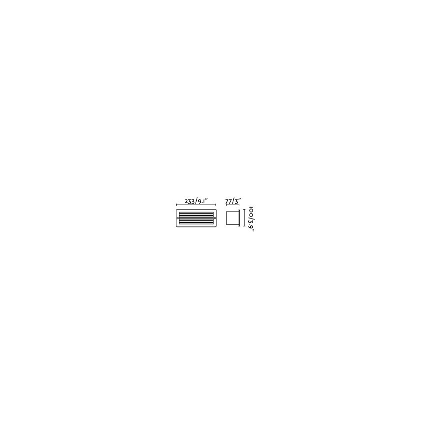 FARO 72094 - LED Außeneinbauleuchte STRIPE-1 LED/5W/230V IP54