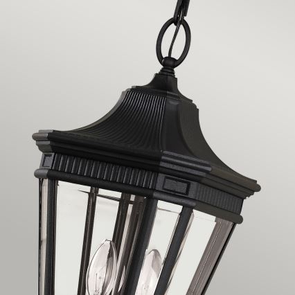 Feiss - Außenleuchte an Kette COTSWOLD LANE 2xE14/60W/230V IP23 Schwarz