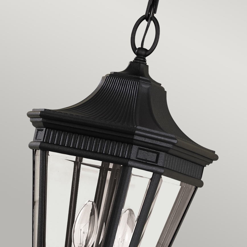 Feiss - Außenleuchte an Kette COTSWOLD LANE 2xE14/60W/230V IP23 Schwarz