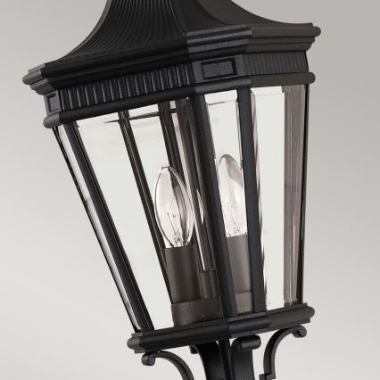 Feiss - Außenleuchte an Kette COTSWOLD LANE 2xE14/60W/230V IP23 Schwarz