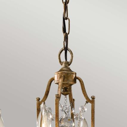 Feiss - Kronleuchter an Kette VALENTINA 4xE14/60W/230V