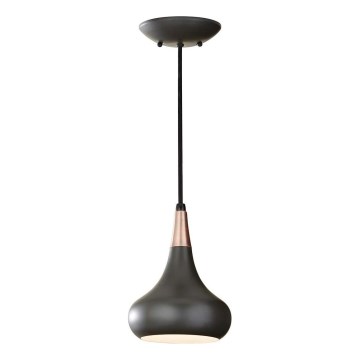 Feiss - Hängeleuchte an Kabel BESO 1xE27/60W/230V Ø 17,9 cm schwarz/kupfer