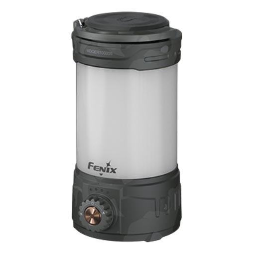 Fenix CL26RPROCAM - Tragbare, aufladbare LED-Leuchte mit Dimm-Funktion LED/USB IP66 650 lm 408 h 5000 mAh grau