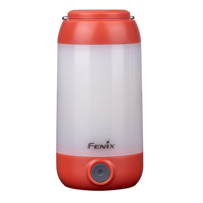 Fenix CL26RRED - Tragbare, aufladbare LED-Leuchte mit Dimm-Funktion LED/USB/2xCR123A IP66 400 lm 400 h 2600 mAh orange