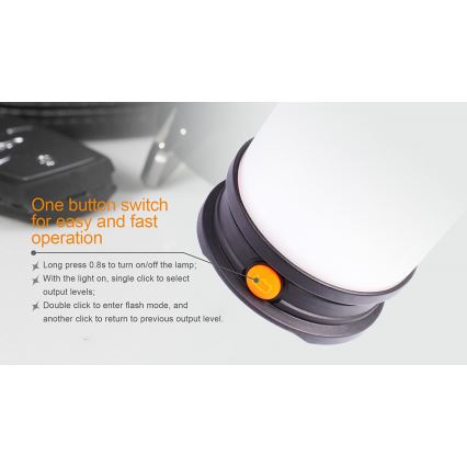 Fenix CL30R - Tragbare, aufladbare LED-Leuchte LED/USB/6xCR123A IPX7 650 lm 300 h 2600 mAh
