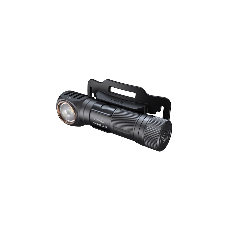 Fenix HM61RV20 - Aufladbare LED-Stirnlampe LED/USB/2xCR123A IP68 1600 lm 300 h 3400 mAh