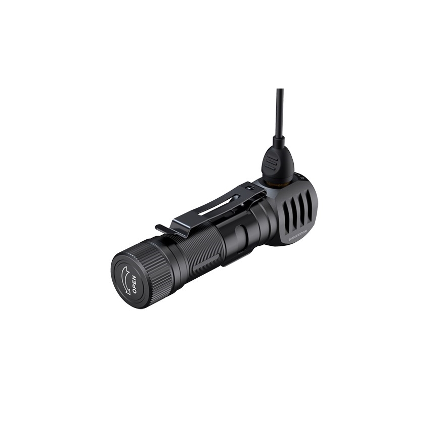 Fenix HM61RV20 - Aufladbare LED-Stirnlampe LED/USB/2xCR123A IP68 1600 lm 300 h 3400 mAh