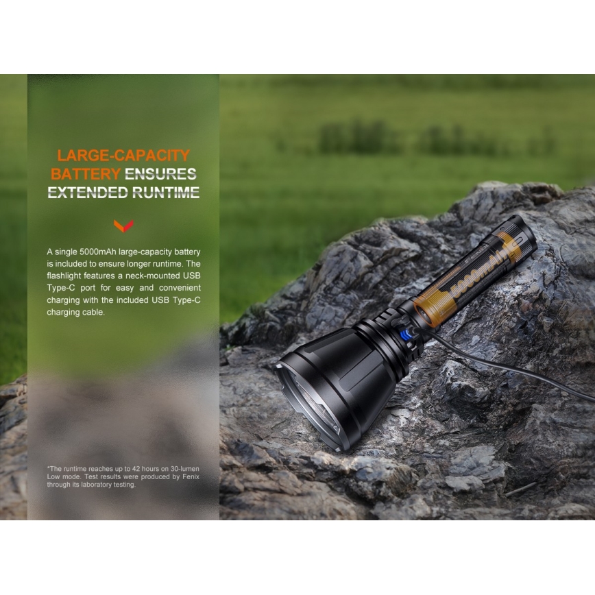 Fenix HT18R - Dimmbare, aufladbare LED-Taschenlampe LED/1x21700 IP68 2800 lm 42 h 5000 mAh