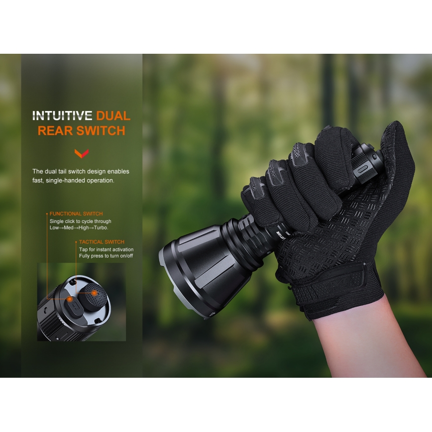 Fenix HT18R - Dimmbare, aufladbare LED-Taschenlampe LED/1x21700 IP68 2800 lm 42 h 5000 mAh