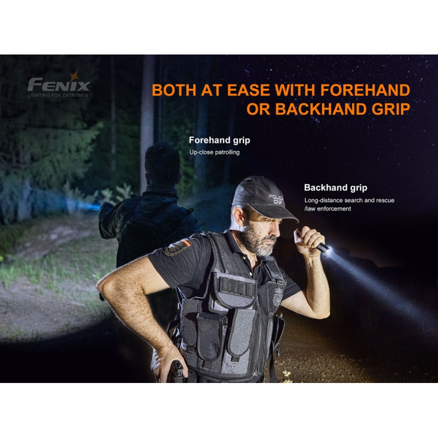 Fenix PD35V30 - Aufladbare LED-Taschenlampe LED/USB/2xCR123A IP68 1700 glänzend 230 h 2600 mAh