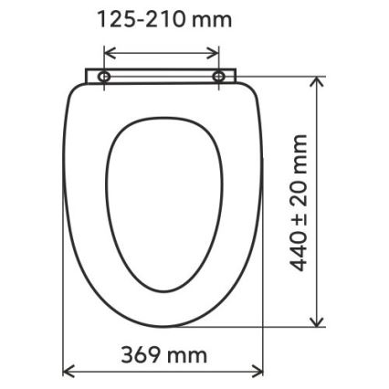 FERRO - WC-Sitz SoftClose Duroplast/weiß
