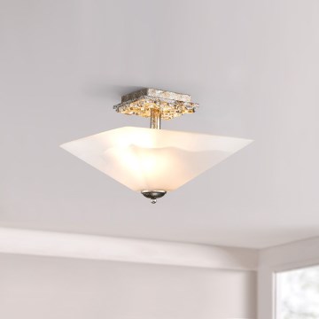 Flambeau - Deckenleuchte STAR 2xE27/40W/230V goldfarben