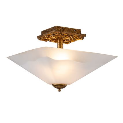 Flambeau STAR-F-S-DG - Deckenleuchte STAR 2xE27/40W/230V kupferfarben