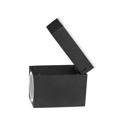 Flexible Outdoor-Wandleuchte 1xGU10/35W/230V IP44 schwarz