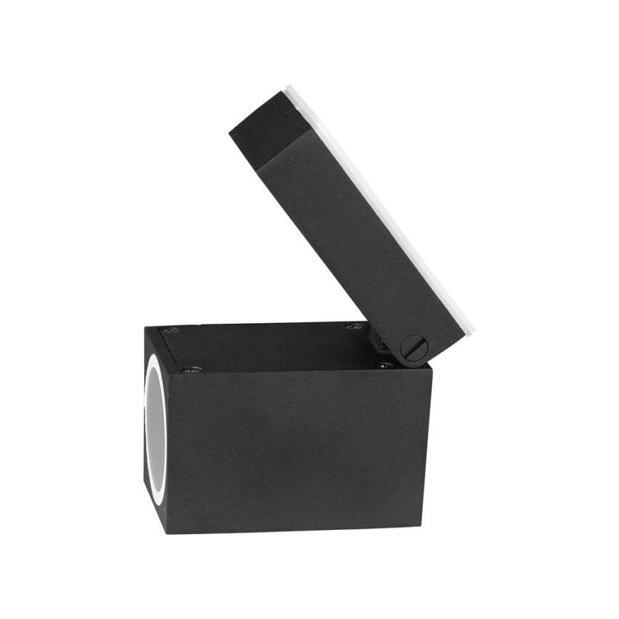 Flexible Outdoor-Wandleuchte 1xGU10/35W/230V IP44 schwarz