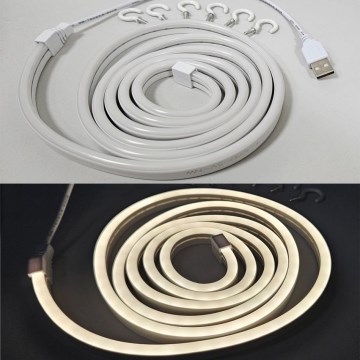 Flexibler LED-Streifen NEON LED/5V 1,8 m weiß