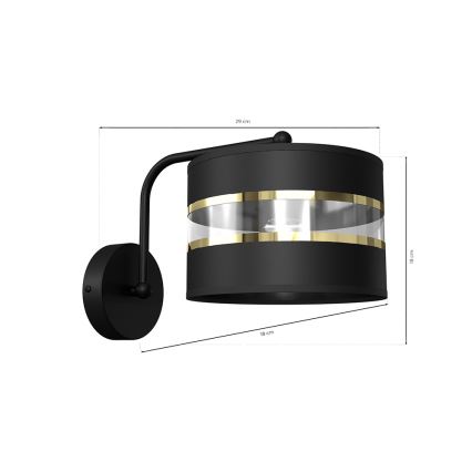 Flexibles Leuchtmittel ULTIMO 1xE27/60W/230V Schwarz