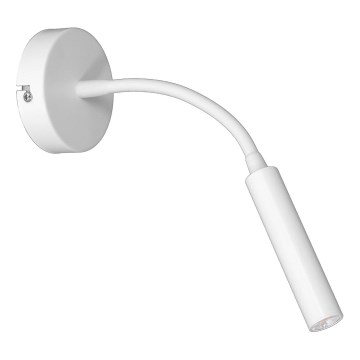 Flexibles Tischlämpchen ARDEN 1xG9/8W/230V Weiß