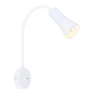 Flexibles Tischlämpchen ARENA 1xE14/40W/230V weiß