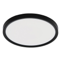 Fulgur s-42587 - LED-Deckenleuchte mit Bewegungssensor NOMY-S LED/24W/230V 3000/4000/6000K IP40 d 30 cm schwarz