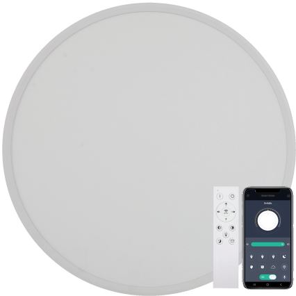 Fulgur s-43039 - LED-dimmbare Deckenleuchte NOMY-RC LED/40W/230V 3000/4000/6500K Ø 50 cm IP40 weiß + Fernbedienung