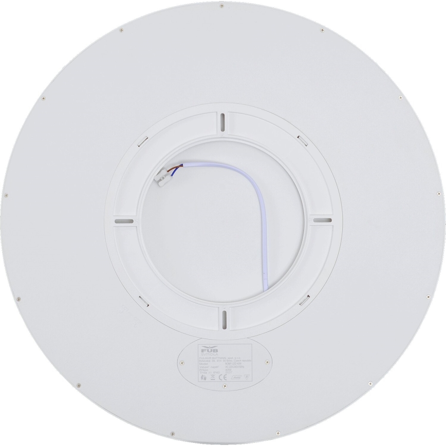 Fulgur s-43039 - LED-dimmbare Deckenleuchte NOMY-RC LED/40W/230V 3000/4000/6500K Ø 50 cm IP40 weiß + Fernbedienung