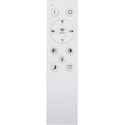 Fulgur s-43039 - LED-dimmbare Deckenleuchte NOMY-RC LED/40W/230V 3000/4000/6500K Ø 50 cm IP40 weiß + Fernbedienung