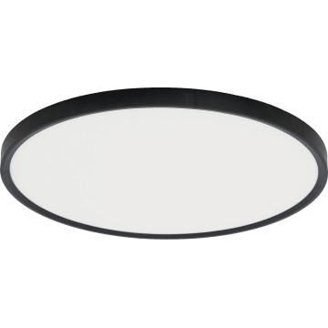 Fulgur s-43040 - dimmbare LED-Deckenleuchte NOMY-RC LED/40W/230V 3000/4000/6500K Ø 50 cm IP40 schwarz + Fernbedienung