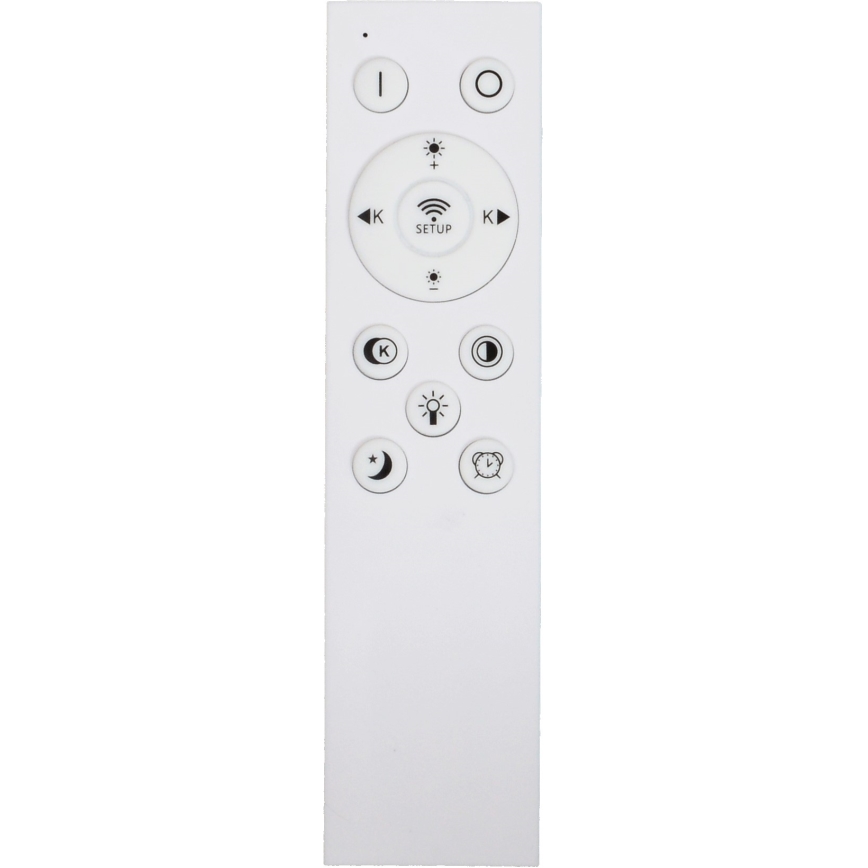 Fulgur s-43040 - dimmbare LED-Deckenleuchte NOMY-RC LED/40W/230V 3000/4000/6500K Ø 50 cm IP40 schwarz + Fernbedienung