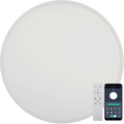 Fulgur s-43041 - LED-dimmbare Deckenleuchte NOMY-RC LED/50W/230V 3000/4000/6500K Ø 60 cm IP40 weiß + Fernbedienung