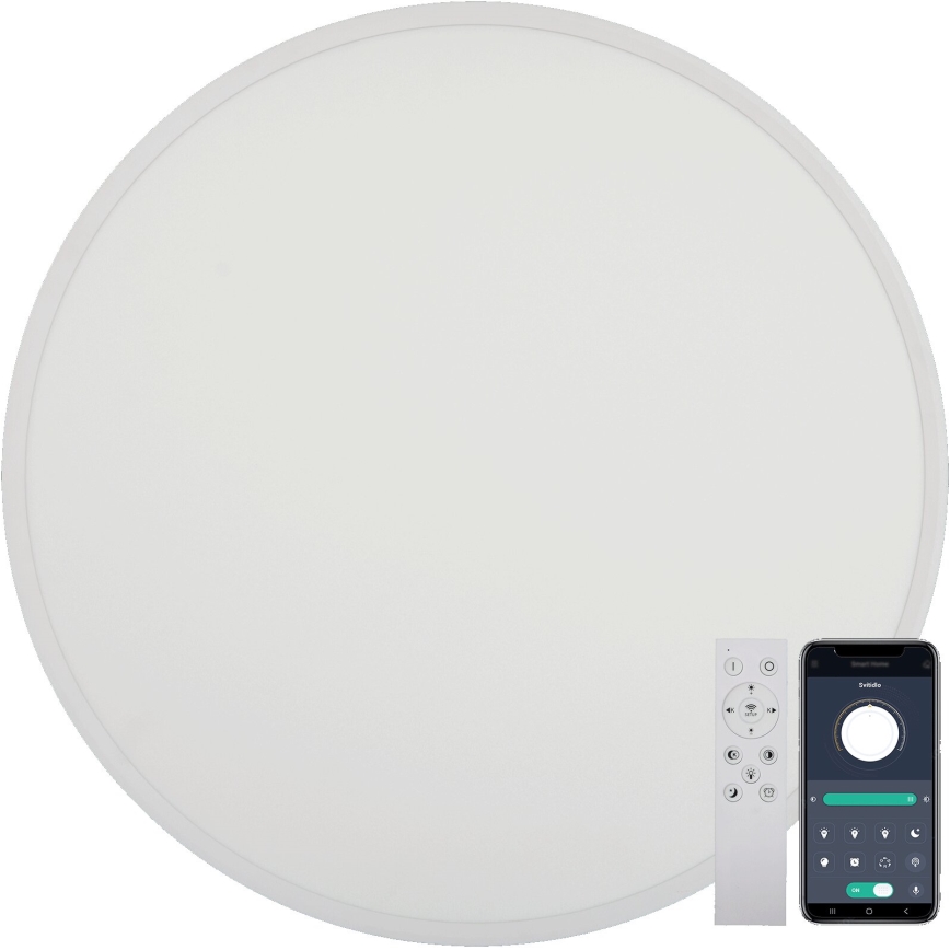 Fulgur s-43041 - LED-dimmbare Deckenleuchte NOMY-RC LED/50W/230V 3000/4000/6500K Ø 60 cm IP40 weiß + Fernbedienung