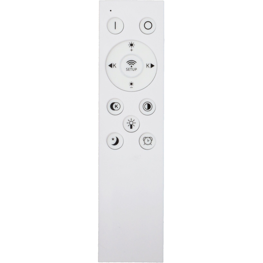 Fulgur s-43041 - LED-dimmbare Deckenleuchte NOMY-RC LED/50W/230V 3000/4000/6500K Ø 60 cm IP40 weiß + Fernbedienung