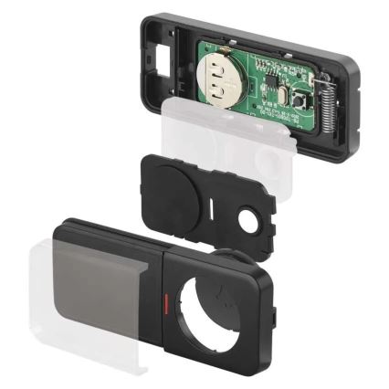 Funk-Türklingel für die Steckdose 230V + 1xCR2032 schwarz